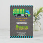 Invitation à une fête de camion à ordures (Debout devant)