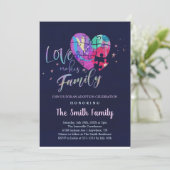 Invitation à une fête de célébration de l'adoption (Debout devant)