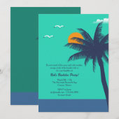 Invitation à une fête de célibataire sous climat t (Devant / Derrière)