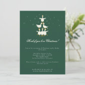 Invitation à une fête de chant de Noël avec un chœ (Debout devant)