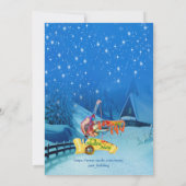 Invitation à une fête de chocolat chaud (Dos)