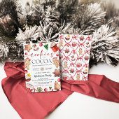 Invitation à une fête de chocolat chaud - Cookies