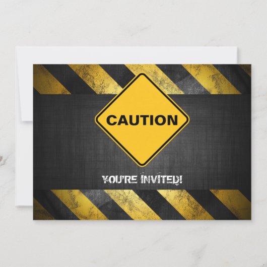 Invitation à une fête de constructeur (Dos)