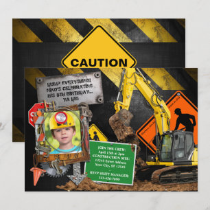 Invitation à une fête de constructeur