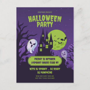 Invitation à une fête de costume d'Halloween Fête