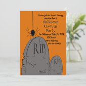 Invitation à une fête de costumes d'Halloween (Debout devant)