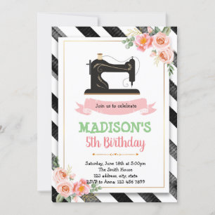 Invitation à une fête de couture artisanale
