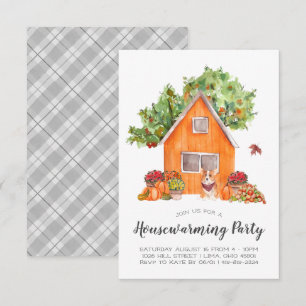 Invitation à une fête de crémaillère Automne cos