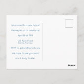 Invitation à une fête de crémaillère Canapé salon (Dos)