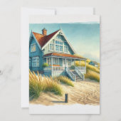 Invitation à une fête de crémaillère dans une mais (Dos)