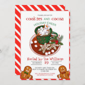 Invitation à une fête de décoration de biscuits de (Devant / Derrière)