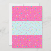 Invitation à une fête de décoration de gâteau mign (Dos)