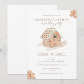 Invitation à une fête de décoration de maison en p (Devant / Derrière)