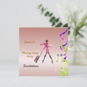 Invitation à une fête de départ (Debout devant)