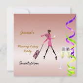 Invitation à une fête de départ (Devant)