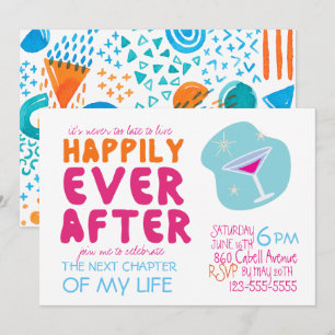 Invitation à une fête de divorce