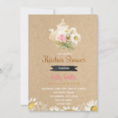 Invitation à une fête de douche de cuisine (Devant)