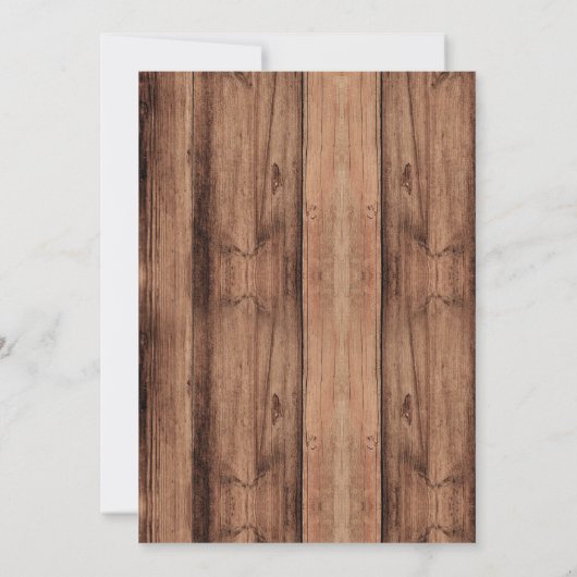 Invitation à une fête de douche panda roux mignon (Dos)