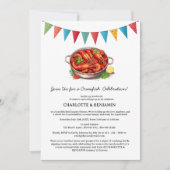 Invitation à une fête de douche pour couples avec  (Devant)