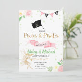 Invitation à une fête de fée et de pirate (Debout devant)