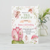 Invitation à une fête de fée mignonne (Debout devant)
