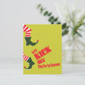 Invitation À Une Fête De Fête Pour Les Fêtes (Debout devant)