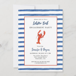 Invitation à une fête de fiançailles autour d'une 