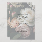 Invitation à une fête de fiançailles élégante (Devant / Derrière)