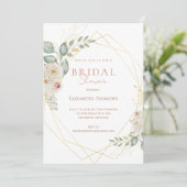 Invitation à une fête de fiançailles élégante (Debout devant)