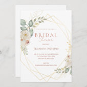 Invitation à une fête de fiançailles élégante (Devant / Derrière)