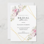 Invitation à une fête de fiançailles élégante (Devant)