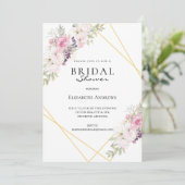 Invitation à une fête de fiançailles élégante (Debout devant)
