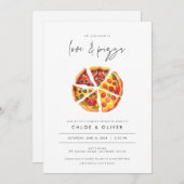 Invitation à une fête de fiançailles et de couples (Devant / Derrière)