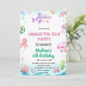 Invitation à une fête de fille sous la mer (Debout devant)