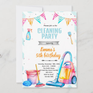 Invitation à une fête de fille sur le thème du net