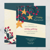 Invitation à une fête de fin d'année (Devant / Derrière)