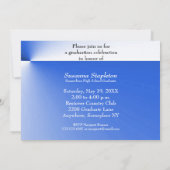 Invitation à une fête de fin d'année avec un résum (Dos)