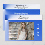 Invitation à une fête de fin d'année avec un résum (Devant / Derrière)