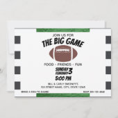 Invitation à une fête de football (Devant)