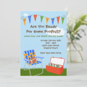 Invitation à une fête de football (Debout devant)