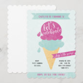 Invitation à une fête de glace (Devant / Derrière)