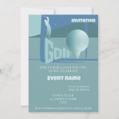 Invitation à une fête de golf par-tee pour un anni (Devant)