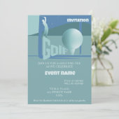 Invitation à une fête de golf par-tee pour un anni (Debout devant)
