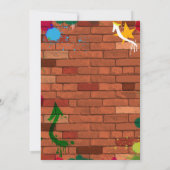 Invitation à une fête de graffiti (Dos)