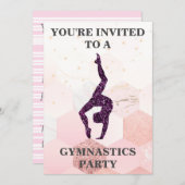 Invitation à une fête de gymnastique (Devant / Derrière)