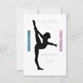 Invitation à une fête de gymnastique (Devant)