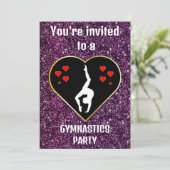 Invitation à une fête de gymnastique (Debout devant)