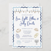Invitation à une fête de Hanukkah (Devant)