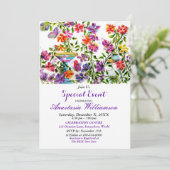 INVITATION À UNE FÊTE DE JARDIN FOLLE ET FANTAISIS (Debout devant)