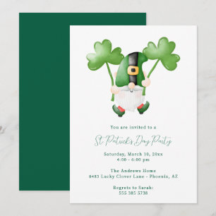Invitation à une fête de la Saint-Patrick